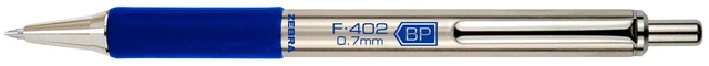 Alt view image 2 of 6 - STEEL F-402 Retractable Ballpoint Pen, Blue Ink, 0.7mm, 12-Pack Stainless Steel Barrel, Comfort Grip, Easy-Glide Ink, Fine Point, Professional Design, Ideal for Journals & Planners (29220)