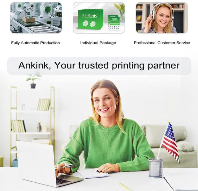 Alt view image 7 of 7 - 65XL Black Color Ink Cartridge Replacement for HP Ink 65 HP65 XL HP65XL For Envy 5055 5000 5052 5010 5070 5014 Deskjet 3755 3700 3772 2600 3752 2652 2655 2622 2640 Printer, Black Color Combo 2-Pack