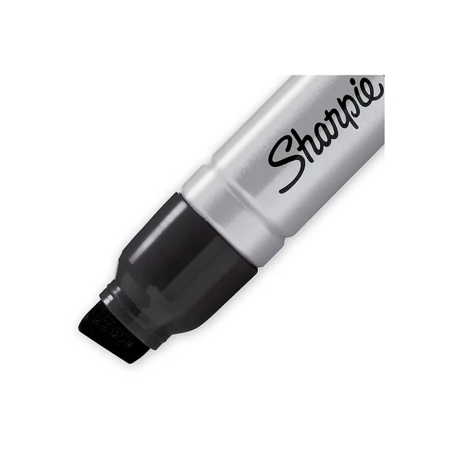 Alt view image 5 of 6 - Magnum Permanent Markers, Oversized Chisel Tip, Black, 12 Count - Office, Home, Teacher Supplies, Great for Poster Boards