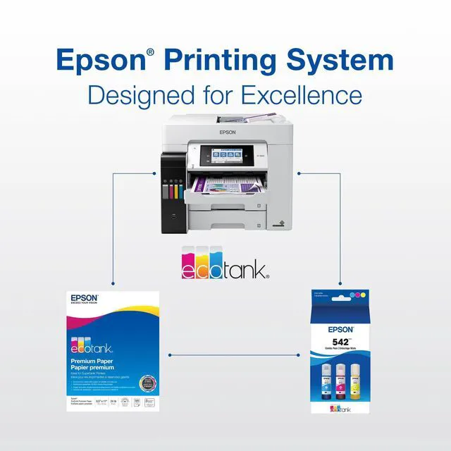 Alt view image 7 of 7 - 542 EcoTank Pro Ink Ultra-high Capacity Bottle Black (T542120-S) Works with ET-5150, 5170, 5180, 5800, 5850, 5880, 16600, 16650