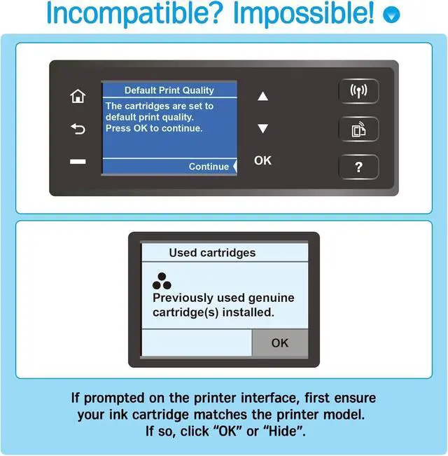 Alt view image 2 of 7 - 63XL Ink Cartridge Combo Pack Replacement for HP Ink 63 63XL Ink Cartridges 63XL Ink Cartridges Black and Color for Offic 3830 4650 5255 5258 4655 4652 3833 Envy 4520 4512 DeskJet 1112 3630 (2 Pack