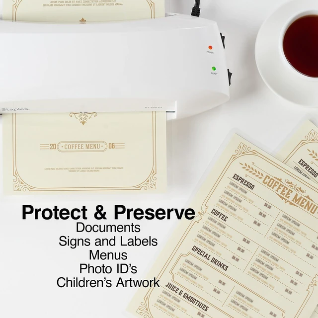 Alt view image 5 of 5 - Thermal Laminating Pouches, Letter Size, 5 Mil, 200/Pack 9 x 11.5 inch pouches for heavy-duty document protection at the office
