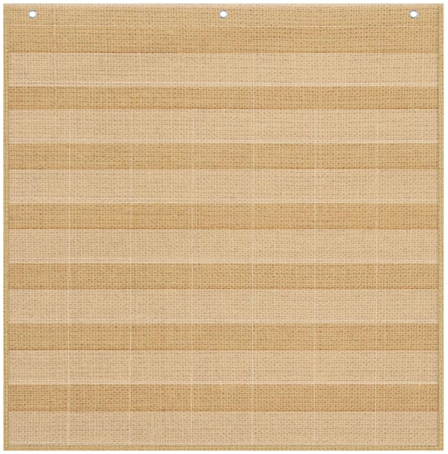 Alt view image 2 of 7 - Classroom Monthly Calendar Pocket Chart for 2.75 * 2.75 Cards,Homeschool Supplies and Classroom Must Haves! Only Chart (Brown)