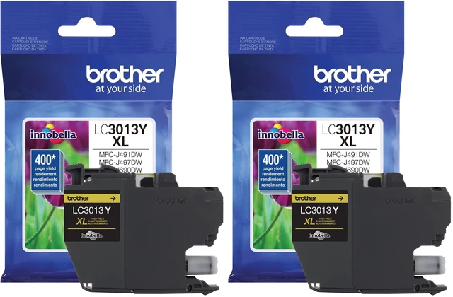 Main image of Printer LC3013Y Single Pack Cartridge Yield Up to 400 Pages LC3013 Ink Yellow (Pack of 2)