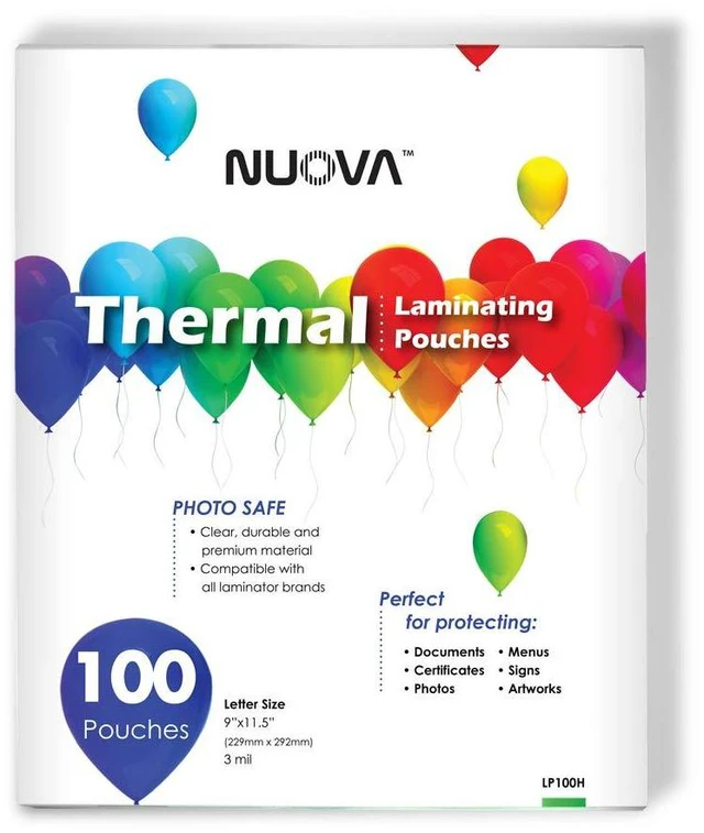 Alt view image 5 of 7 - Premium Thermal Laminating Pouches, 9" x 11.5" Letter Size, 3 mil, 300 Pack (LP300H)