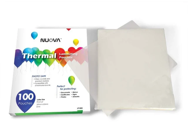 Alt view image 6 of 7 - Premium Thermal Laminating Pouches, 9" x 11.5" Letter Size, 3 mil, 300 Pack (LP300H)