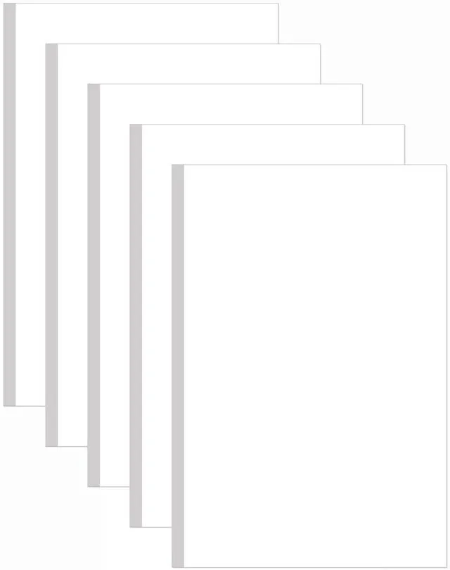 Main image of (5-Pack) 11" x 17" Blank Print Paper, 225Sheets/450Pages Blank Loose-Leaf Paper, Ledger Size Printing in Office, 100gsm Blank Paper