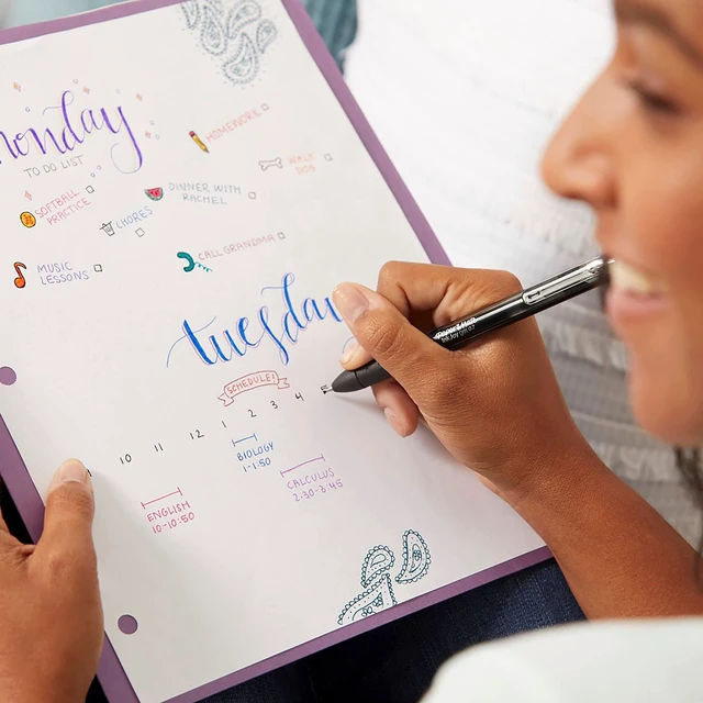 Alt view image 3 of 6 - Pens Variety Pack, InkJoy Retractable Gel Pens, Flair Felt Tip, 28 Count - Assorted Colors, Smooth Writing, Fast Drying