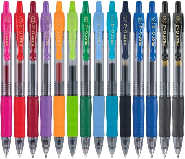 Main image of G2 Gel-Ink Pens, Bold Point (1.0mm), 1.0 Gel Pens, Assorted, 14-Pack