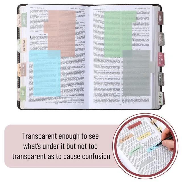 Alt view image 4 of 7 - Transparent Sticky Notes Set, 820 Pack