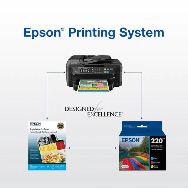 Alt view image 6 of 6 - 220XL Genuine High Capacity Yellow Ink Cartridge T220XL420 Works with WorkForce WF-2630 WF-2650 WF-2660 WF-2750 WF-2760 Expression XP-320 XP-420 XP-424