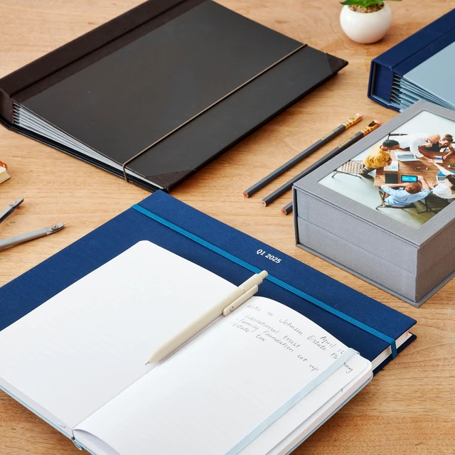 Alt view image 7 of 7 - The Folio® Important Document Organizer by | Binder with Guided Labels, Acid-Free File Folder Organizer with 10 Pockets, Document Holder for Home Records, Legal and Medical Papers (Black)