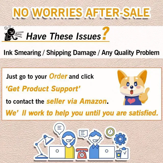 Alt view image 7 of 7 - Printable Glossy Sticker Paper for Inkjet Printer, 120 Sheets White, 8.5x11 Inch Self-Adhesive Photo Sticker Printer Paper for Crafts