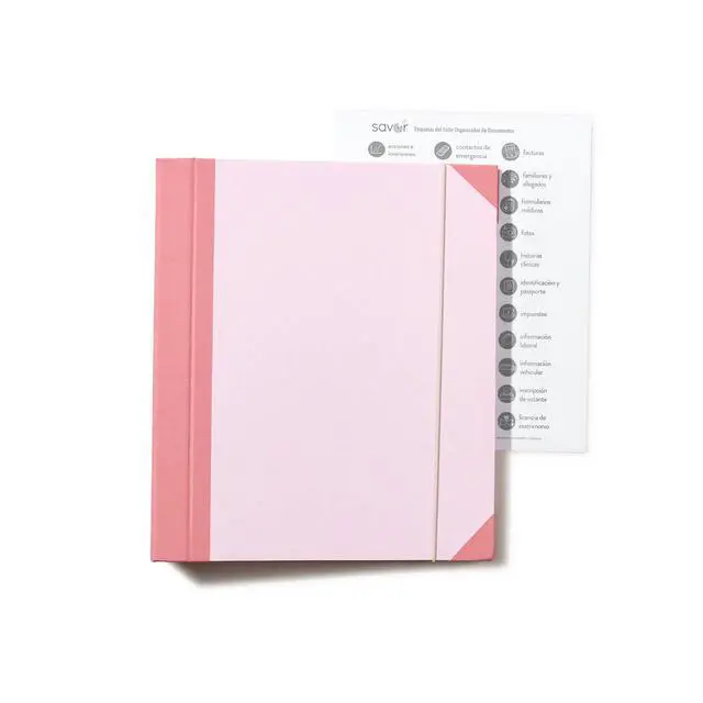 Alt view image 2 of 7 - Edición Actualizada 2025 El Folio® Organizador de Documentos en Español| 17 millones de me Gusta en TikTok | Carpeta de Emergencia para Acta de Nacimiento, Tarjeta de Seguro Social, Pasaporte