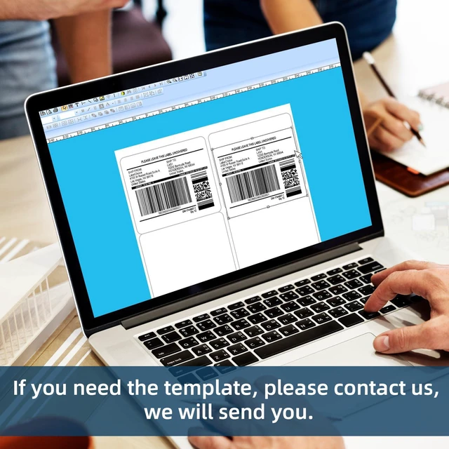 Alt view image 4 of 7 - 500 Sheets 3000 Pcs 3-1/3 x 4 6 Up Shipping Address Labels for Laser & Inkjet Printers, 3-1/3" x 4" 6 per Sheet Shipping Mailing Stickers, 6 Labels per Page