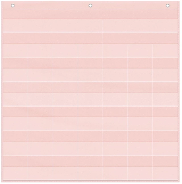 Alt view image 3 of 7 - Classroom Monthly Calendar Pocket Chart for 2.75 * 2.75 Cards,Homeschool Supplies and Classroom Must Haves! Only Chart(Pink)