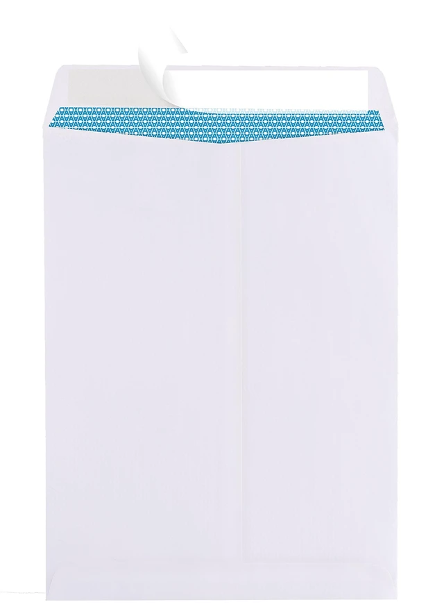 Alt view image 3 of 6 - 9 x 12 Self-Seal Security White Envelopes 9x12 Large Envelopes 500ct White, Security Tint, Self-Seal Closure, 28 LB Paper, Fits 8.5 x 11 Documents, 500 Count