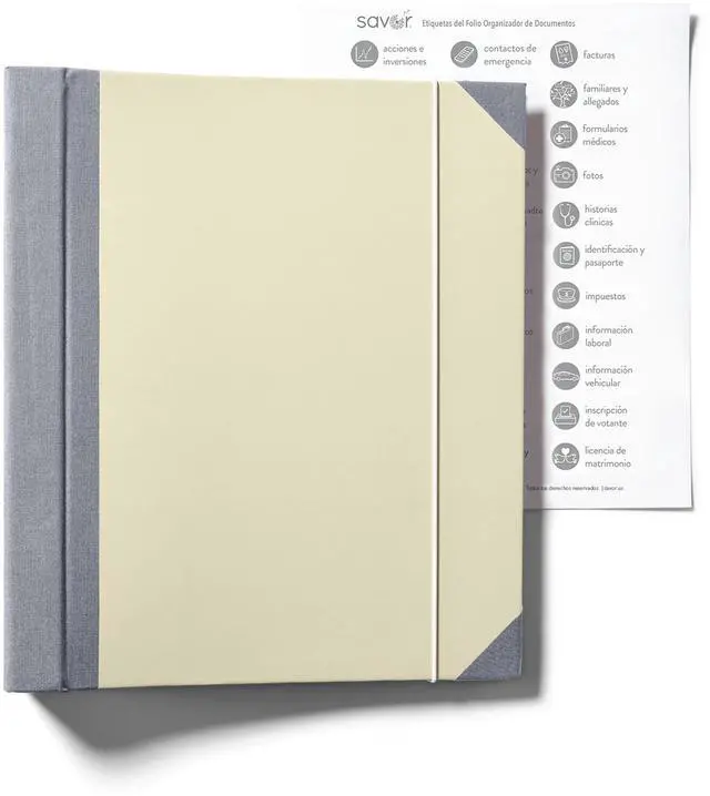 Alt view image 2 of 7 - El Folio Organizador de Documentos en Español |17 millones de me Gusta en TikTok |Carpeta Expandible de Emergencia para Certificado de Nacimiento, Tarjeta de Seguridad Social, Pasaporte (Slate)