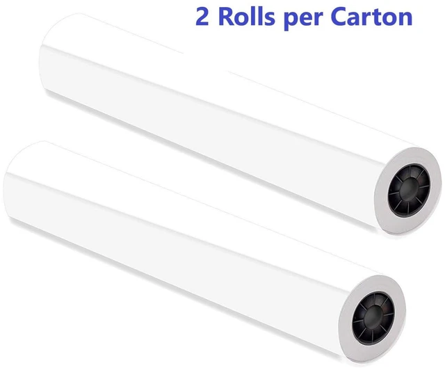 Alt view image 2 of 3 - Wide Format Universal Bond Paper 36 in x 150 ft, 2 Roll Bundle 4.2 mil - 80 g/m² (21 lbs)2" Core - Q1397A-2R