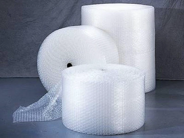 Alt view image 2 of 4 - Small Bubble 350 ft 12 Inch Width Bubble Cushioning Rolls, Perforated Every 12" for Packaging, Shipping, Mailing Made In USA