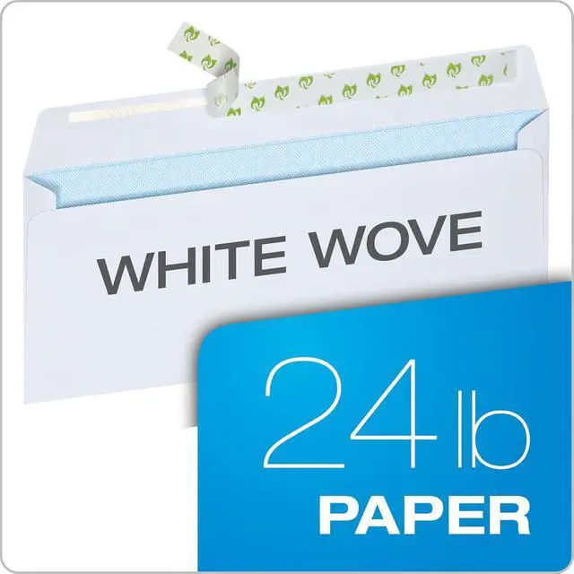 Alt view image 3 of 6 - Security Envelopes Letter Size, #10 Envelopes Self Seal, 1500 Twelve boxes of 125 in one case. Peel the Redi-Strip and press - no moisture, no licking; security tint, no window
