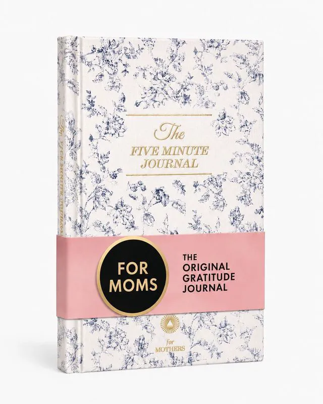 Main image of Five Minute Journal for Moms - Daily Gratitude Journal, Mindfulness & Memory Keepsake for Mothers, Undated - Gifts for Mom