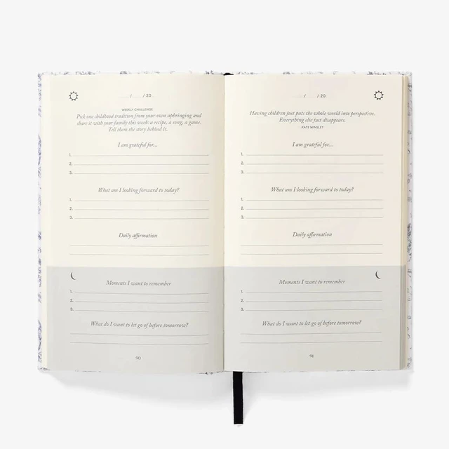 Alt view image 4 of 7 - Five Minute Journal for Moms - Daily Gratitude Journal, Mindfulness & Memory Keepsake for Mothers, Undated - Gifts for Mom