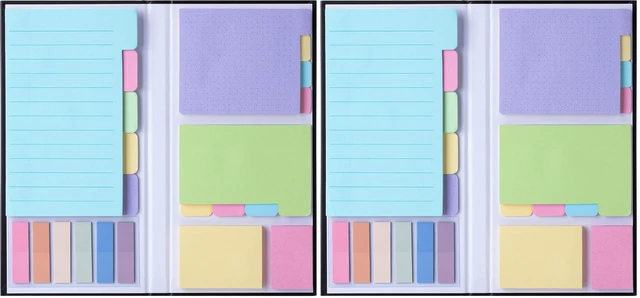 Main image of Sticky Notes Set, 820 Pack, Ruled