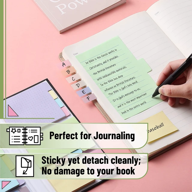 Alt view image 6 of 7 - Sticky Notes Set, 820 Pack, Ruled