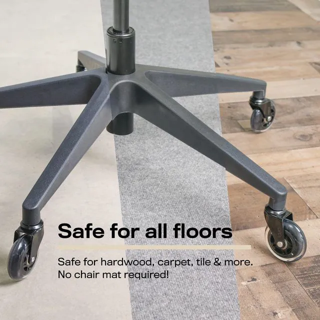 Alt view image 3 of 5 - Original Roller Blade Office Chair Wheels (As Seen On PBS) Safe for hardwood floors & carpet, smooth & quiet casters, easy installation, universal fit, set of 5