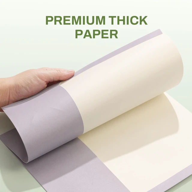 Alt view image 3 of 7 - Folders with Pockets 3 Hole Punched(50 Pack, Pastel Colors), 2 Pocket Folders Fit Letter Size Paper, Paper File Folder for School Office Home Business