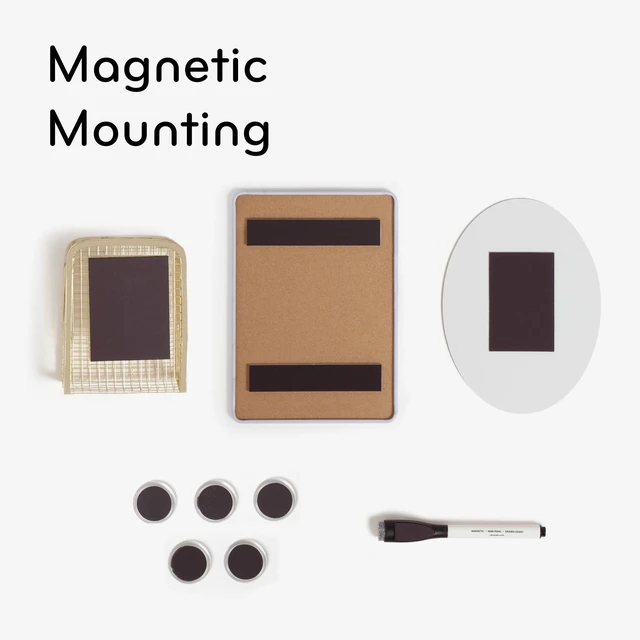 Alt view image 5 of 7 - Magnetic Locker Organizer Kit with Decor, Gold 11 gold marble pieces stack a metal shelf, mirror, dry-erase board and magnets on any locker door