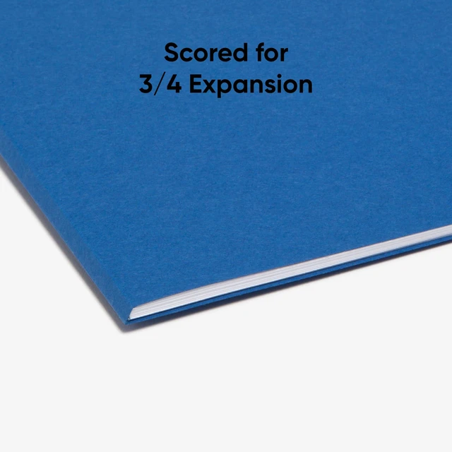 Alt view image 5 of 7 - File Folder, 1/3-Cut Tab, Assorted Positions, Letter Size, Navy, 100 per Box (13193)