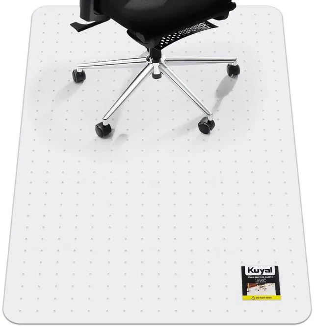 Main image of Office Chair Mat for Carpet, Clear Heavy Duty Computer Chair Mat 32''x55'', Under Desk Protector Carpeted Floors Mat, Easy Chair Movement,Ship Flat