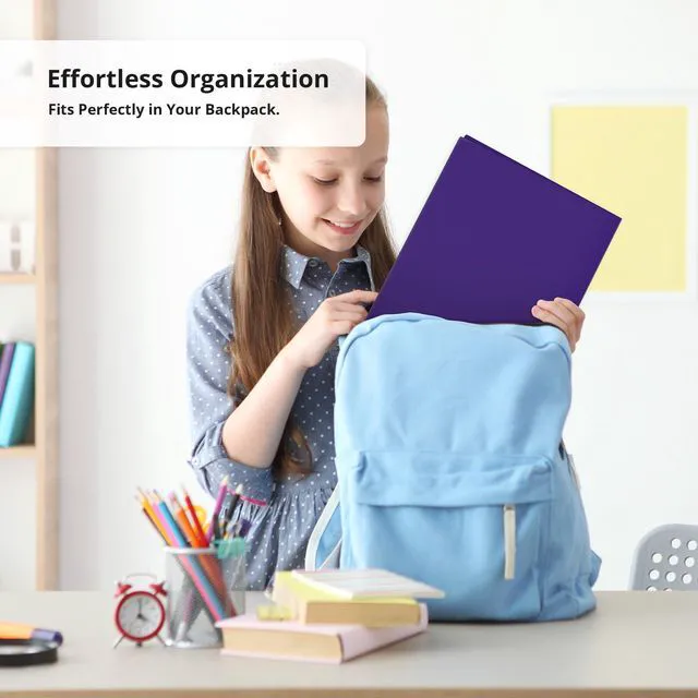 Alt view image 7 of 7 - Plastic Folders with Pockets (18 Pack, Assorted Bright Colors), 2-Pocket Folders with Business Card Slot, Heavy Duty, Fit Letter Size Documents, Perfect for School, Office & Business