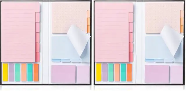 Main image of Sticky Notes Set, 820 Pack, Ruled