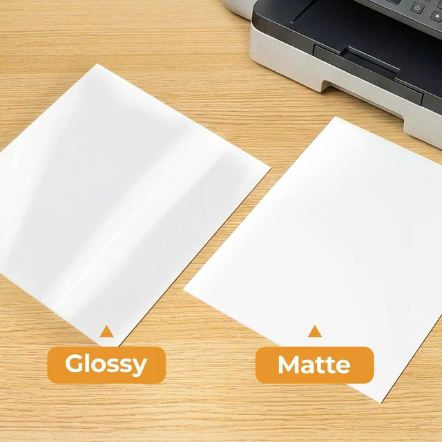 Alt view image 7 of 7 - Printable Vinyl Sticker Paper, 25 Sheets, Matte White, 8.5"x11" Waterproof, Easy to Use & Peel, Anti-Curl & Jam-Free Design, Fast Dry, Great Stickiness, Tear Resistant, For Inkjet Printer