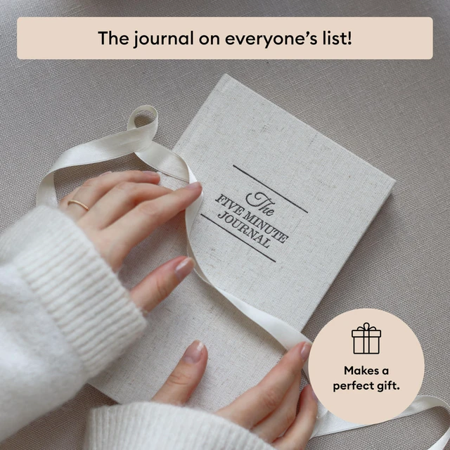 Alt view image 7 of 7 - The Five Minute Journal - Original Daily Gratitude Journal for Women & Men - Mindfulness, Happiness & Daily Reflection - Undated Planner - Affirmation Journal - Gifts for Women