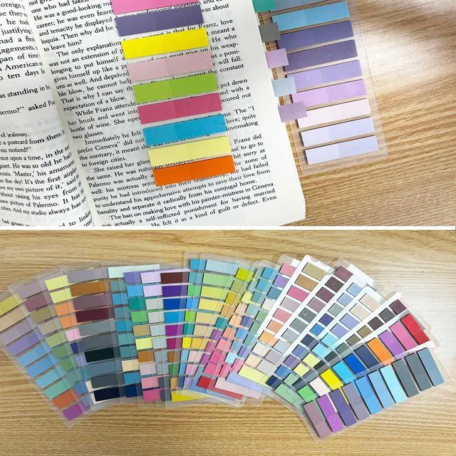 Alt view image 7 of 7 - 6000pcs Books Tabs for Annotating Page Tabs Morandi Sticky Index Tabs Transparent Sticky Notes,Label Stickers,Index Tabs for Reading Notes, Classify File, Writable Repositionable,Bible Study