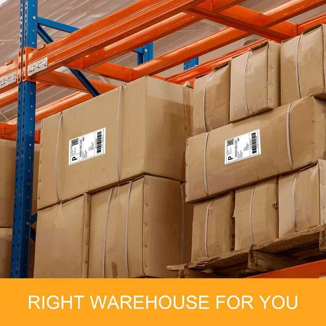 Alt view image 7 of 7 - (1000 Labels/500 Sheets) Half Sheet Self Adhesive Shipping Labels for Laser & Inkjet Printers, 8.5" x 5.5" Shipping Mailing Labels, 2 Per Page Shipping Labels, 5 1/2 x 8 1/2 Half Sheet Labels
