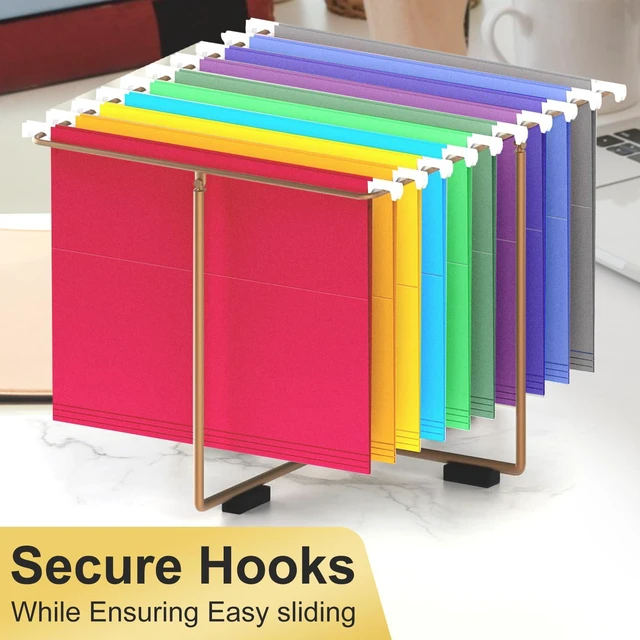 Alt view image 4 of 7 - Hanging File Folders, 70 Pack Letter Size Hanging File folders with 1/5-cut Tabs, Stay Organized for Your Home and Office Bulk File, Documents and Paper, 10 Colors
