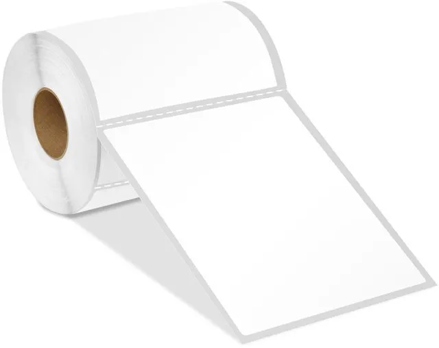 Main image of 4" X 6" Direct Thermal Labels (2500 Count, 10 Rolls) - Printable Postage 4X6 Shipping Labels for Packages and Returns - Compatible With Zebra and Rollo Printers