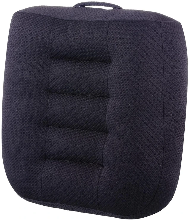 Main image of Large Seat Cushion, Extra Thick Booster 20x20x6 inchs, Black Seat Cushions for Office Chairs Long Sitting Office Workers, Car Drivers, Relieves Back Pain, Breathable, Anti-Slip
