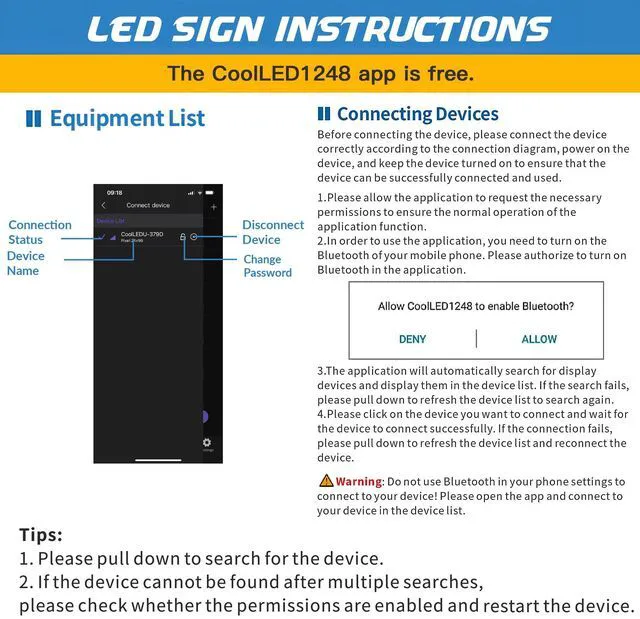 Alt view image 7 of 7 - LED Sign for Car, 7''x3''Flexible LED Matrix Panel USB 5V Bluetooth Application Control DIY Programmable Scrolling Sign for Car Party Wedding Festival