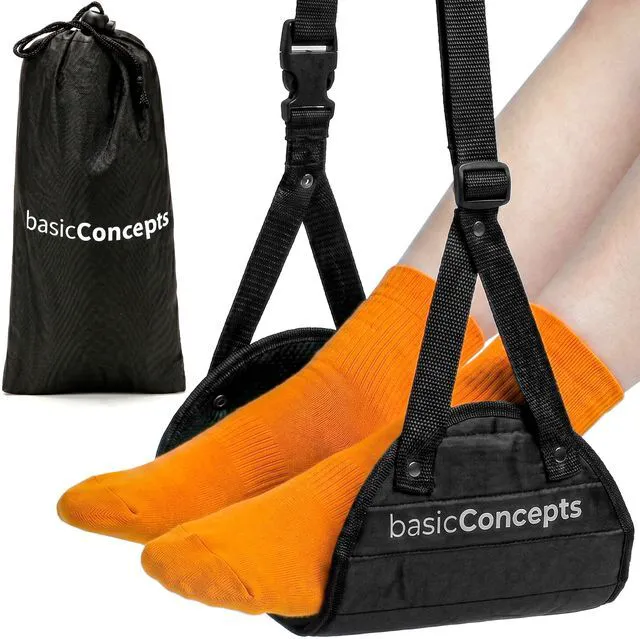 Main image of Airplane Foot Hammock for Plane Travel Essentials - Airplane Travel Essentials, Long Flight Foot Rest - Plane Gadgets