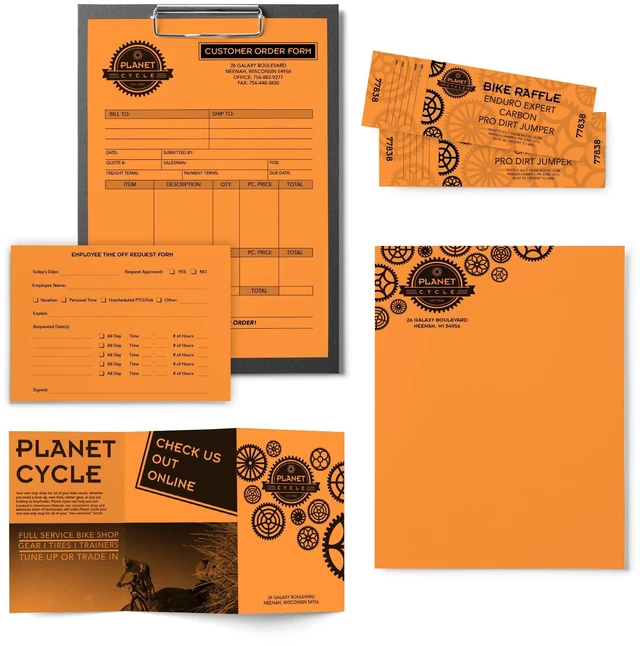 Alt view image 7 of 7 - Mega Collection,Colored Paper,Bright Orange,625 Sheets,24 lb/89 gsm,8.5" x 11" - MORE SHEETS! (91619),(Pack of 2)