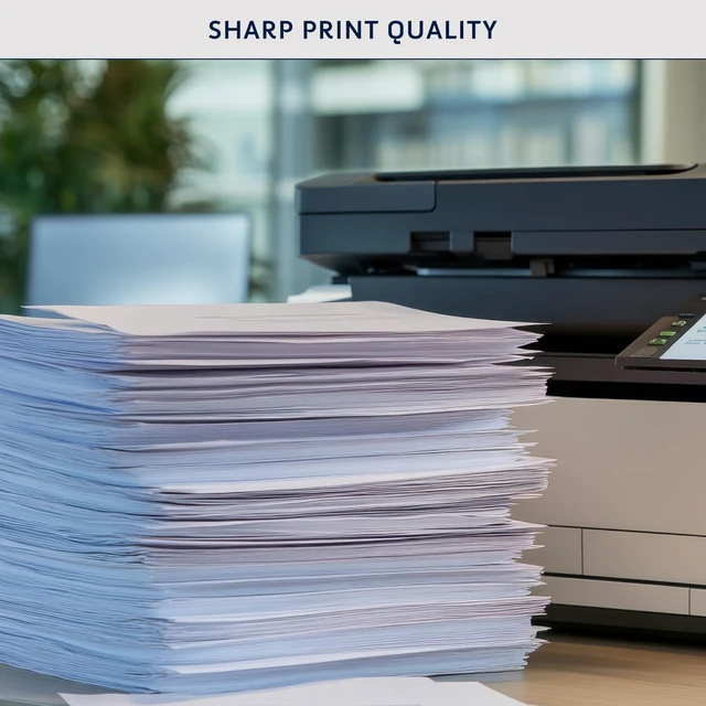 Alt view image 5 of 6 - Printer Paper - 8.5 x 11 White Letter Size Copy Paper, 1 Ream 500 Sheets 20 lb Printing Paper for Documents Writing, Drawing, Smooth, 92 Bright | Home, School, Office Supplies | Made in USA