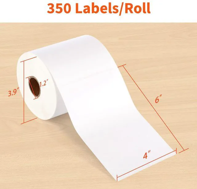 Alt view image 2 of 7 - Direct Thermal Shipping Label, 4x6-350 Labels, Commercial Grade