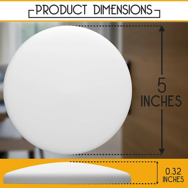 Alt view image 2 of 7 - ® Door Stoppers - X Large 5" (3 Pack) - Strong Adhesive Backing Quiet & Shock Absorbing Silicone Door Stoppers for Walls - Door Knob Wall Protector - Door Stop Bumper - Prevent Wall Damage