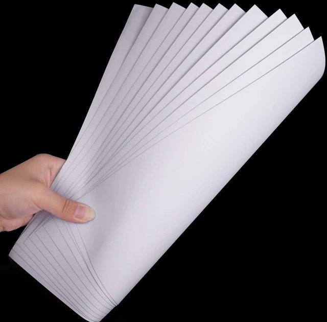 Alt view image 6 of 7 - Premium Printable Vinyl Sticker Paper for Inkjet & Laser Printer, 100 Sheets Matte White Waterproof Decal Paper, Dry Quickly and Holds Ink Beautifully